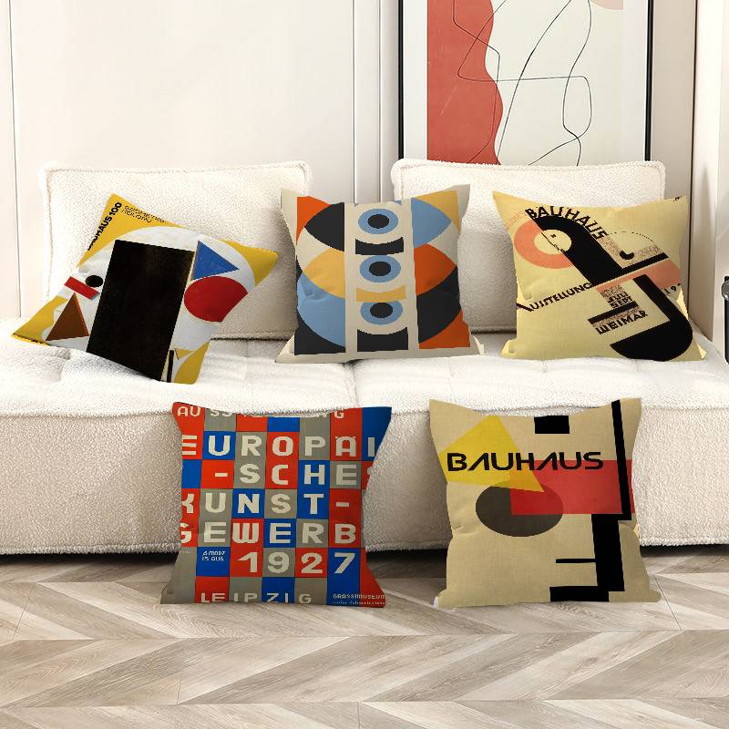 Century Textile & Sewing Supply Reviews - Century Modern Bauhaus Pillow Covers Cartoon