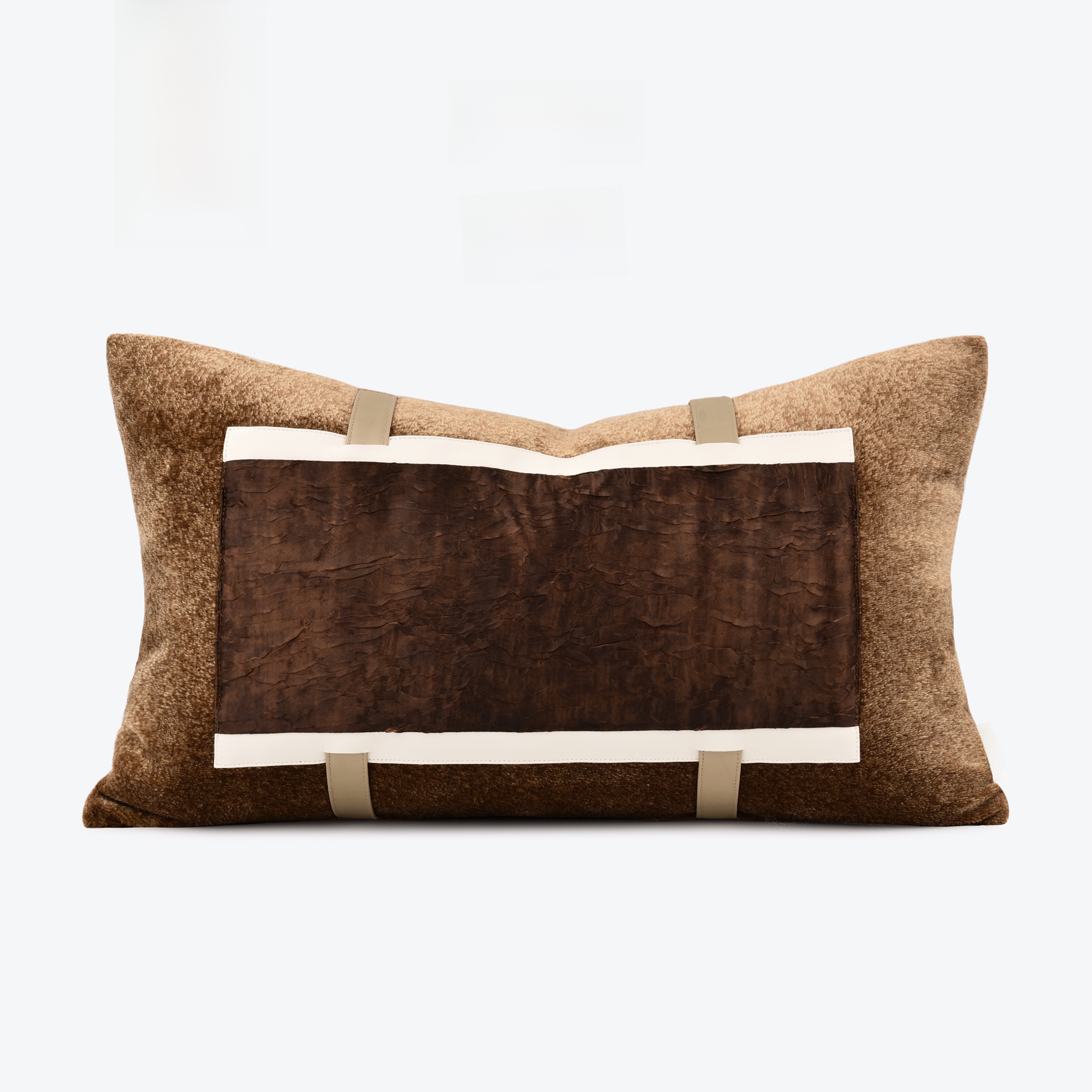 Century Textile & Sewing Supply Reviews - Mid-Century Modern Brown Coffee Pillow Lumbar