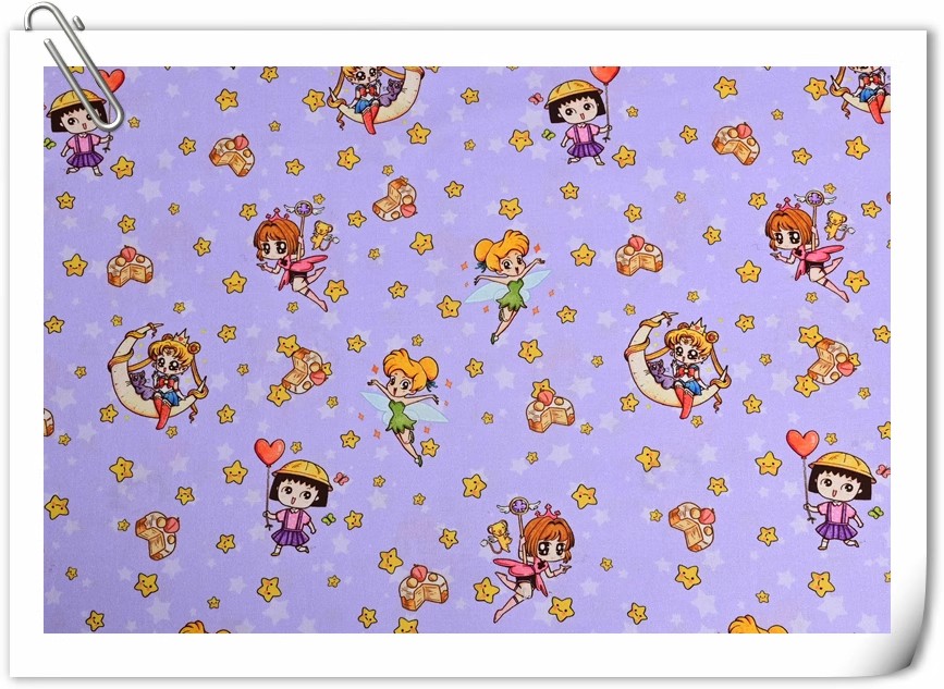 Sailor Moon Stars Cartoon Girl - Textile And Sewing Materials のレビューと価格