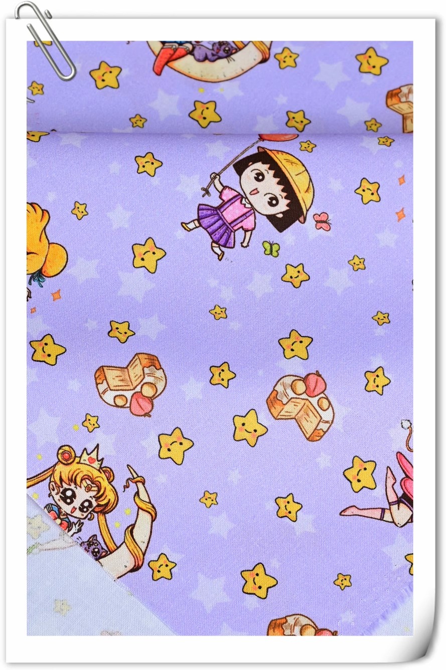 Sailor Moon Stars Cartoon Girl - Textile And Sewing Materials のレビューと価格