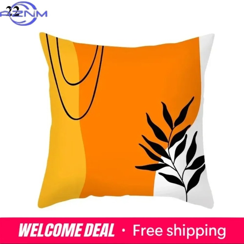 Boho Orange Abstract Cushion C - Century Textile & Sewing Supply Reviews のレビューと価格