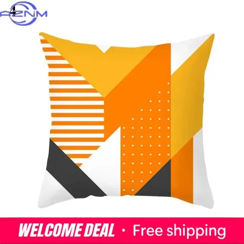 Boho Orange Abstract Cushion C - Century Textile & Sewing Supply Reviews のレビューと価格
