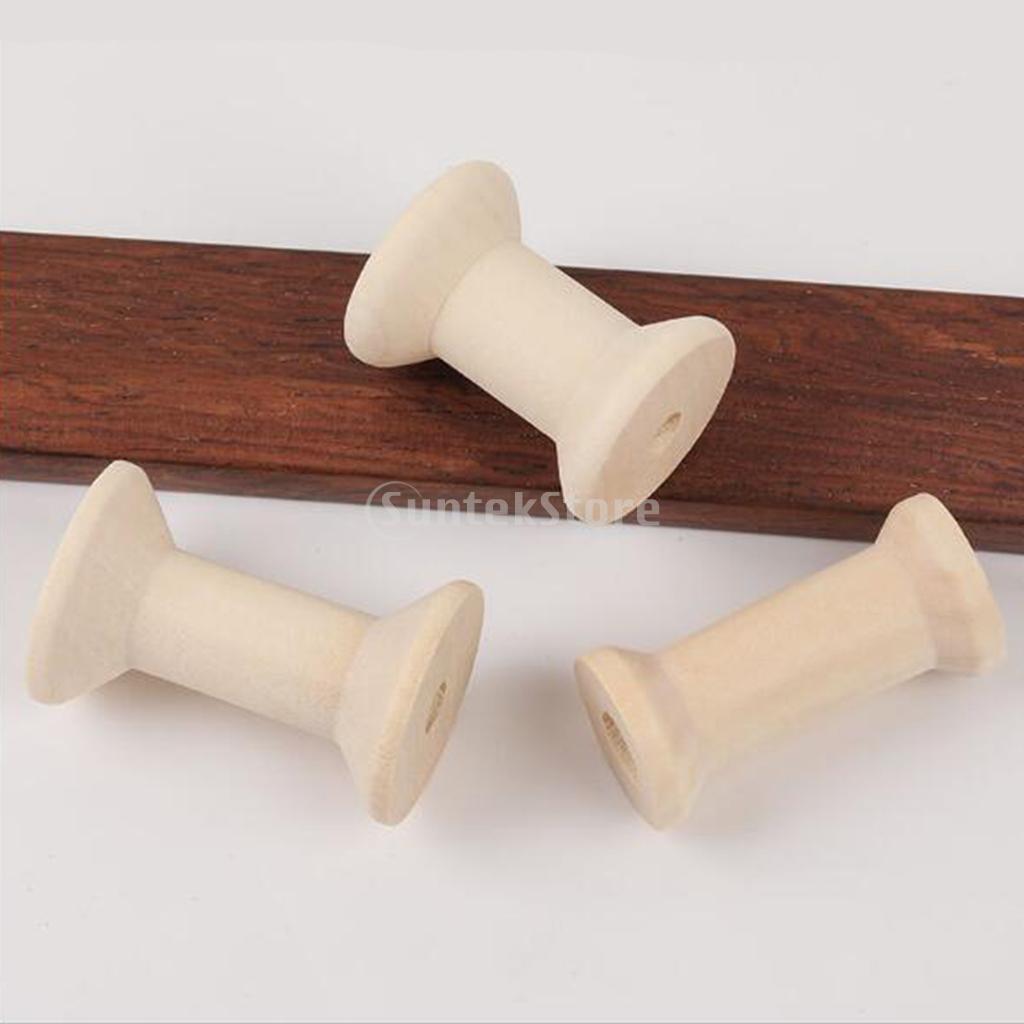 20pcs Wooden Bobbins Thread Sp - Thread Bobbins Empty のレビューと価格