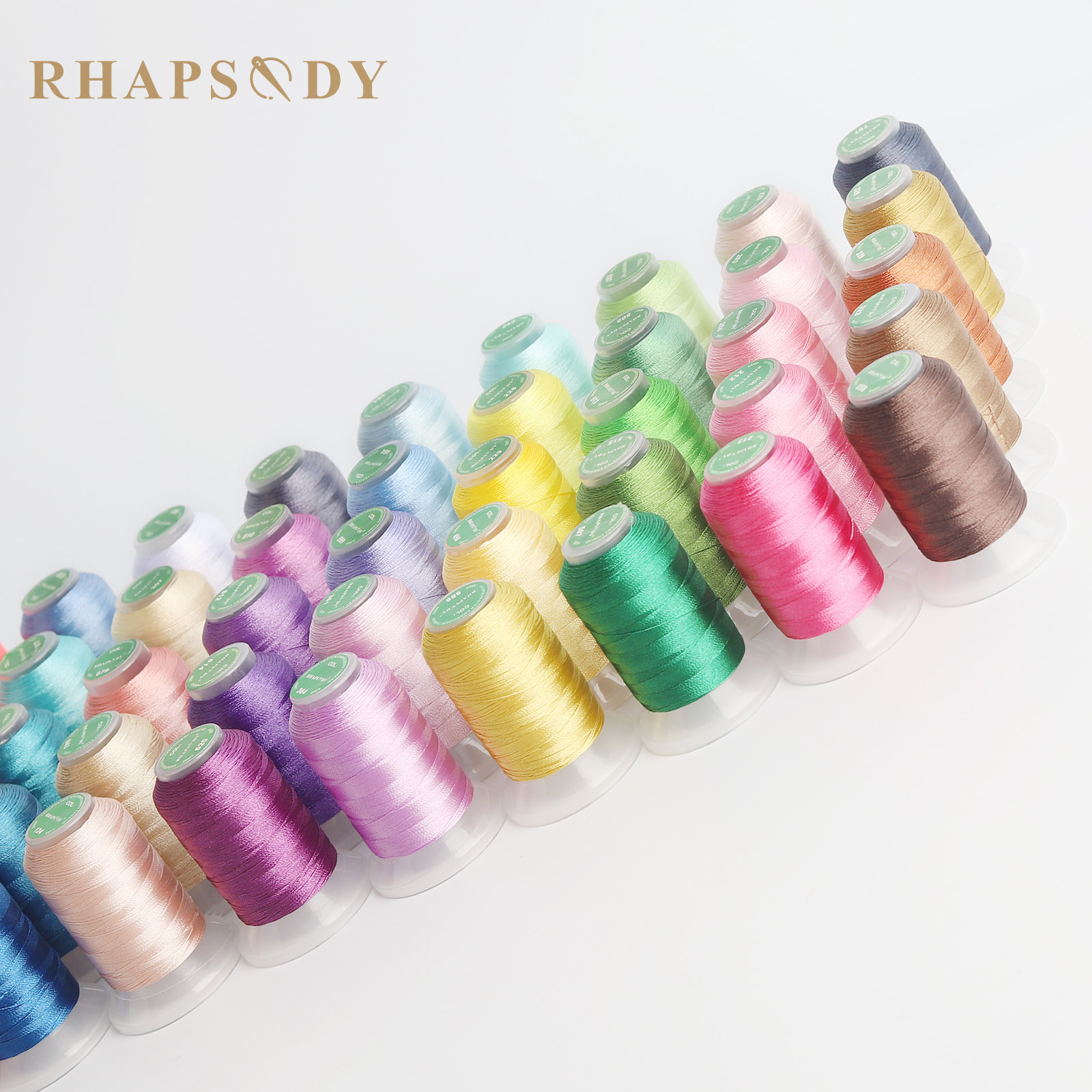 40WT Polyester Embroidery Thre - Serger Thread Cone のレビューと価格
