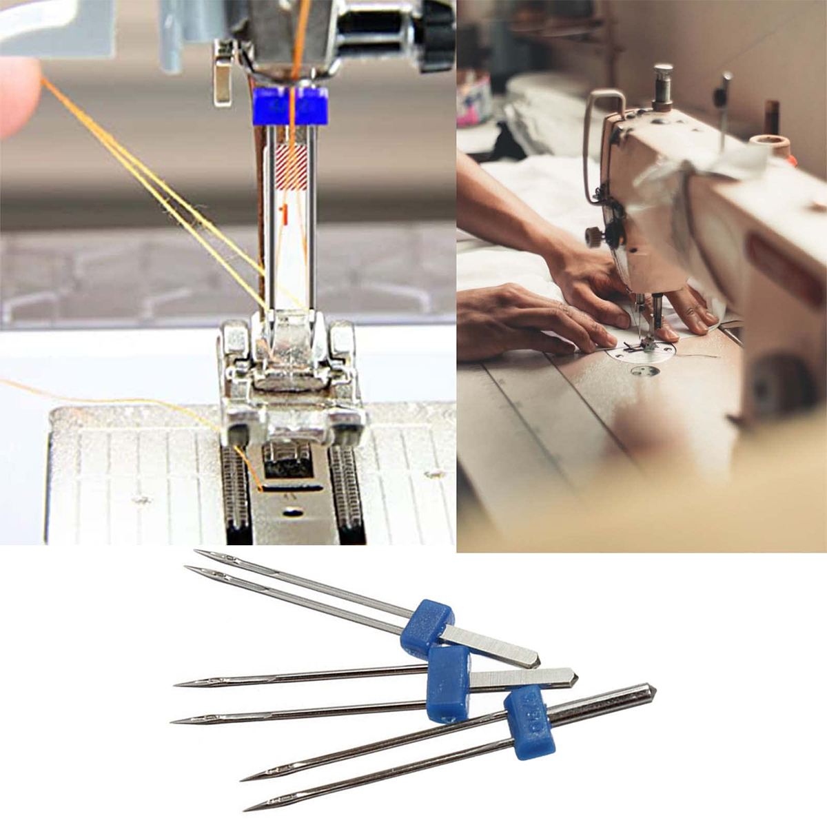 3 Size Twin Needles for Sewing - Twin Needle Stretch のレビューと価格