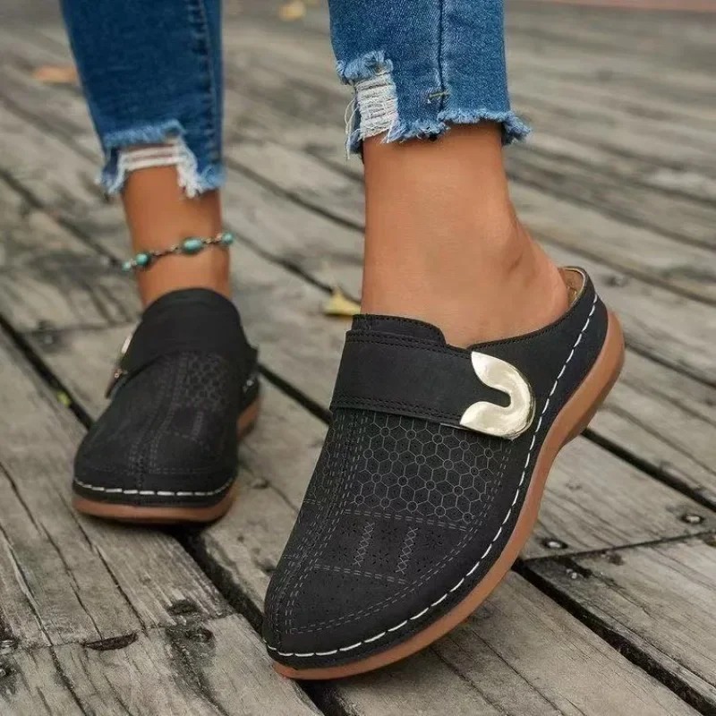 Women's solid-colored wedge sa - Velcro Sew On のレビューと価格