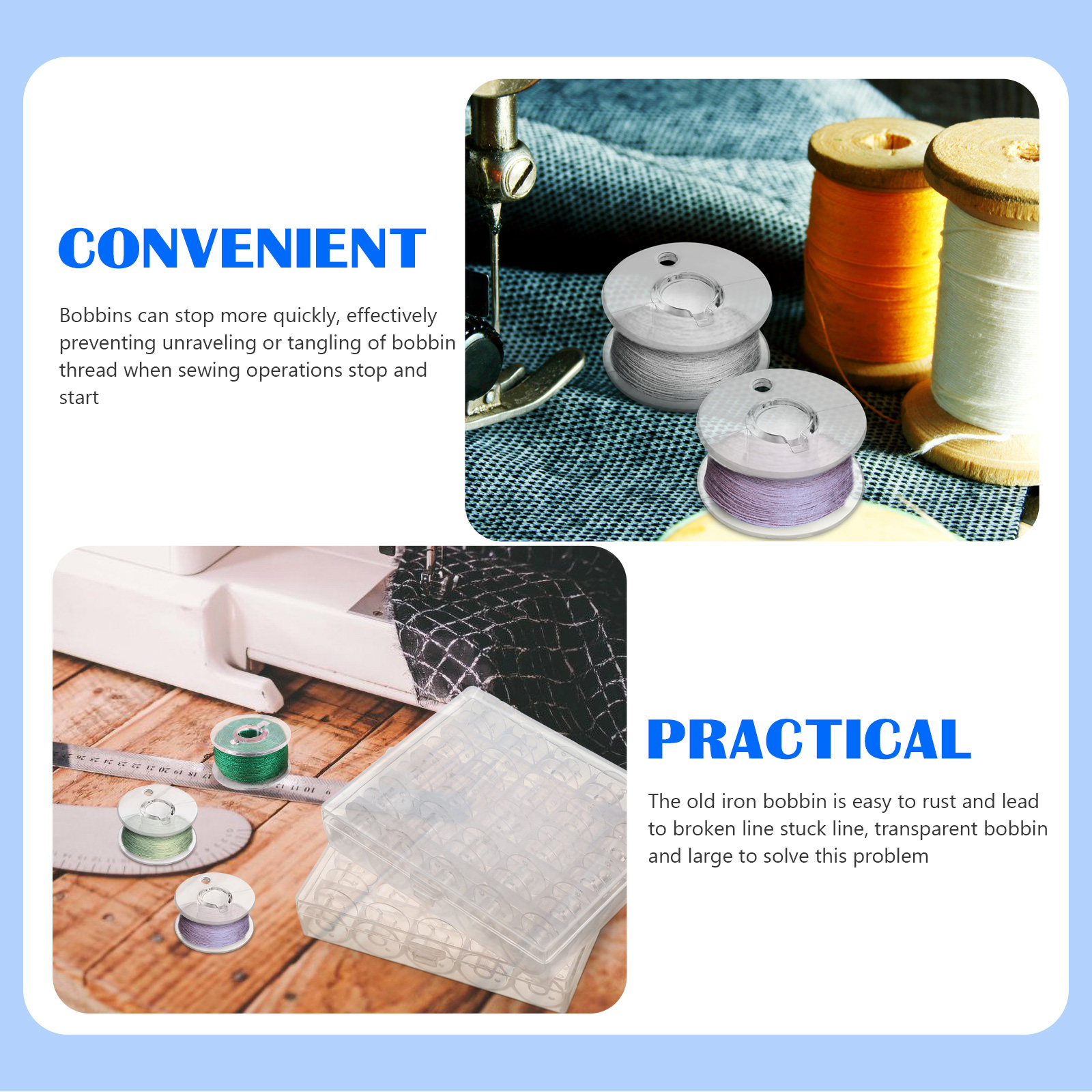 1Set Portable Thread Bobbins T - Thread Bobbins Empty のレビューと価格