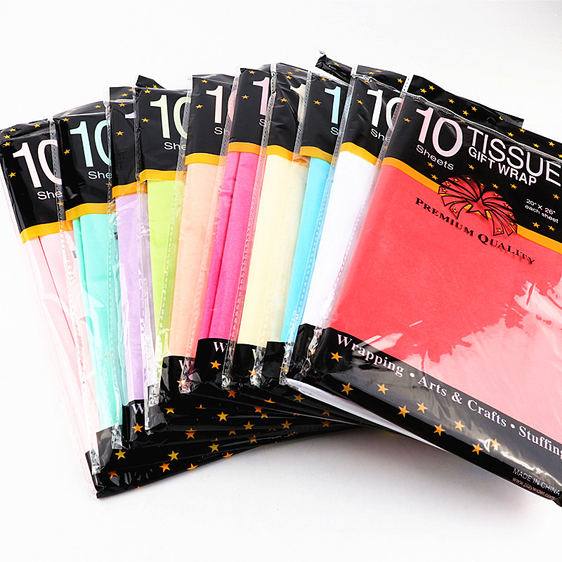 10Sheets/bag Tissue Paper Flow - Pattern Tissue Paper のレビューと価格