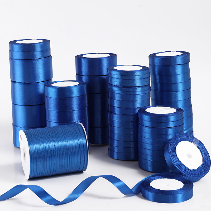 6mm~50mm Royal Blue Satin Ribb - Sewing Roll のレビューと価格