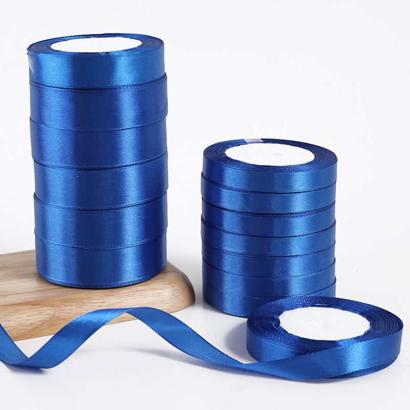 6mm~50mm Royal Blue Satin Ribb - Sewing Roll のレビューと価格