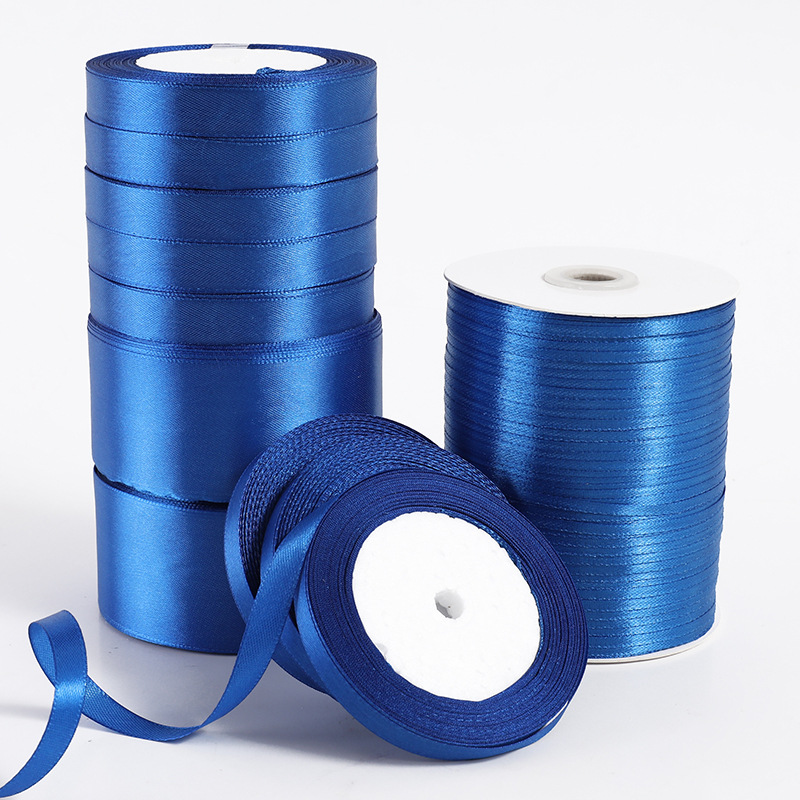 6mm~50mm Royal Blue Satin Ribb - Sewing Roll のレビューと価格