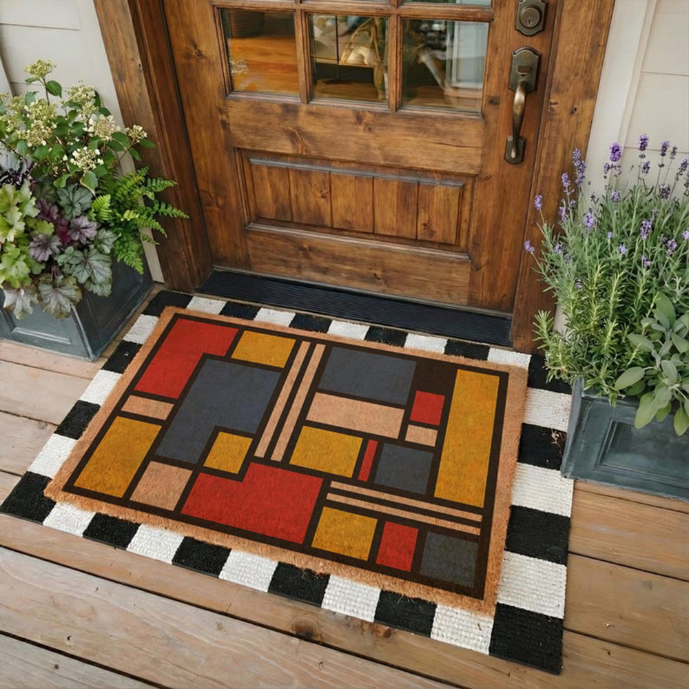 Mid Century Modern Doormat Bau - Century Textile & Sewing Supply Reviews のレビューと価格