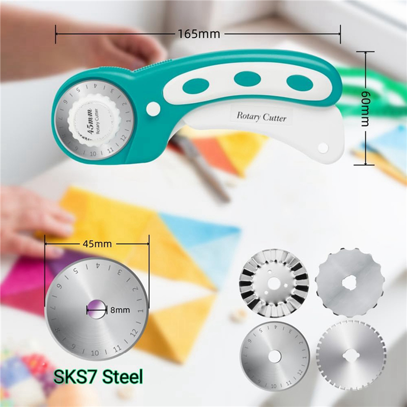 【TODAY-ONLY!】2Pcs 45Mm Rotary  - Rotary Cutter Fabric のレビューと価格