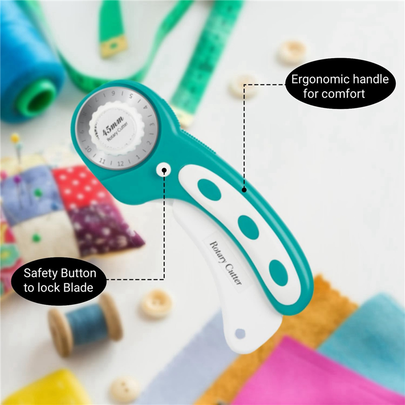 【TODAY-ONLY!】2Pcs 45Mm Rotary  - Rotary Cutter Fabric のレビューと価格