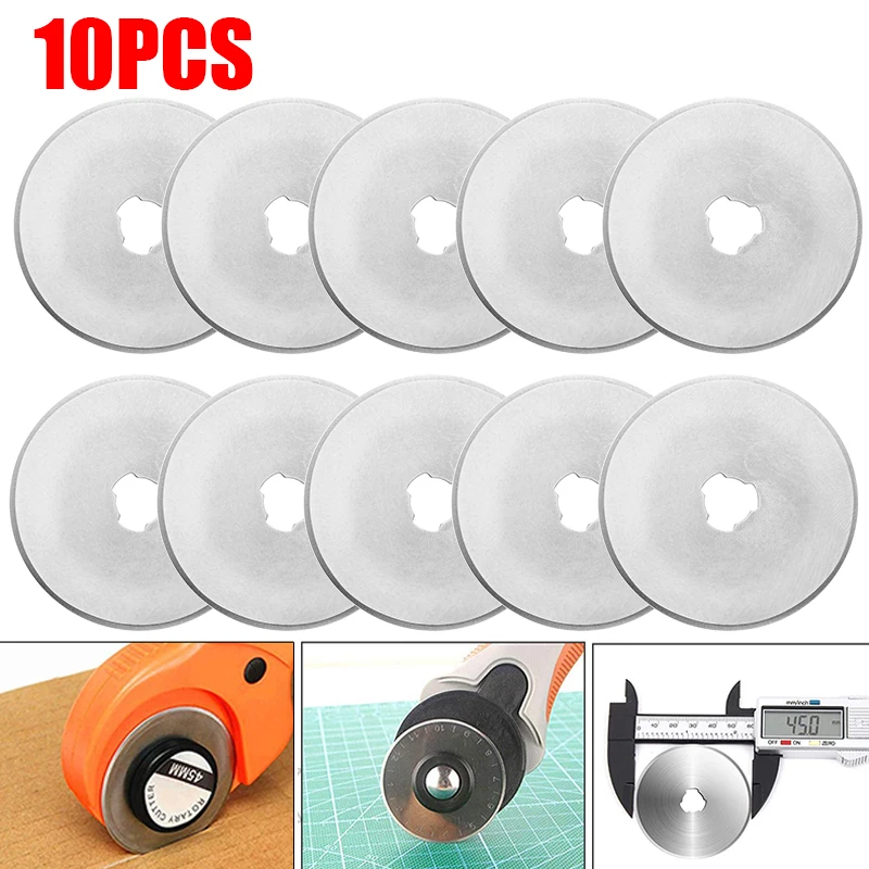 10pcs Rotary Cutter Blades Cir - Rotary Cutter Fabric のレビューと価格