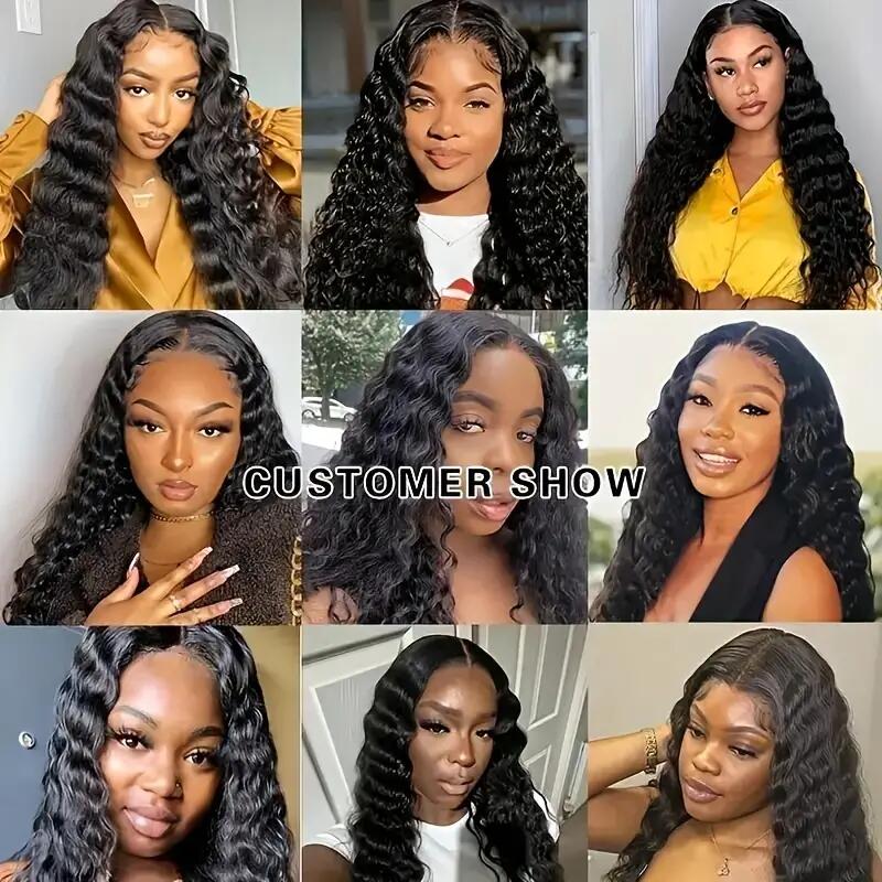 4 Bundles Deep Wave Hair Unpro - Sewing Lab のレビューと価格