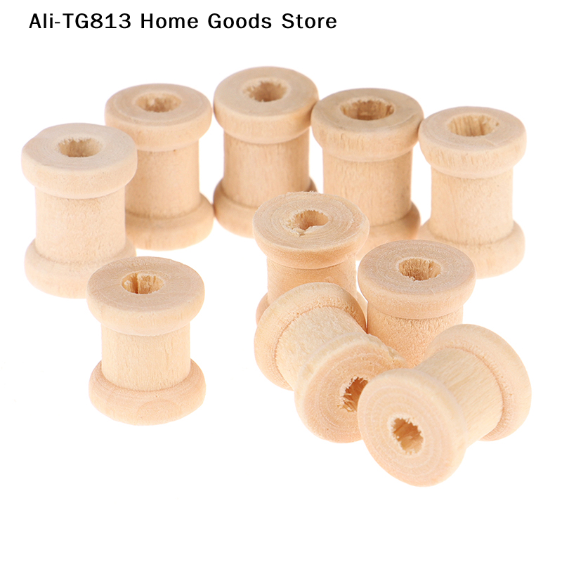 [TG813]100PCS Wooden Empty Thr - Thread Bobbins Empty のレビューと価格