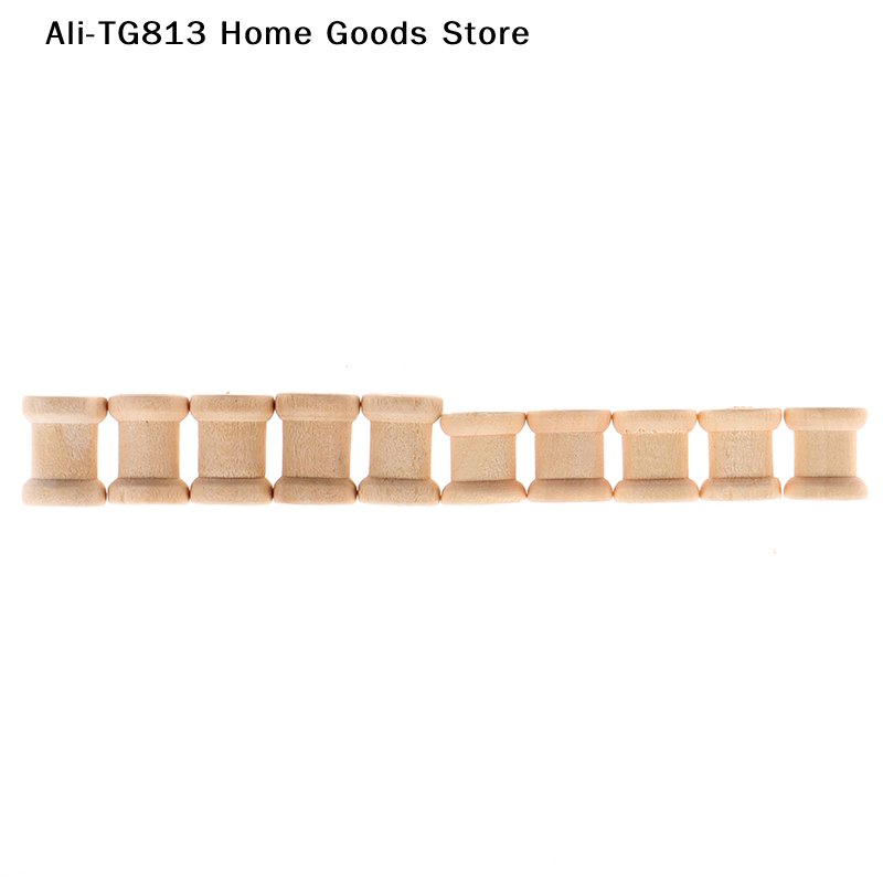 [TG813]100PCS Wooden Empty Thr - Thread Bobbins Empty のレビューと価格