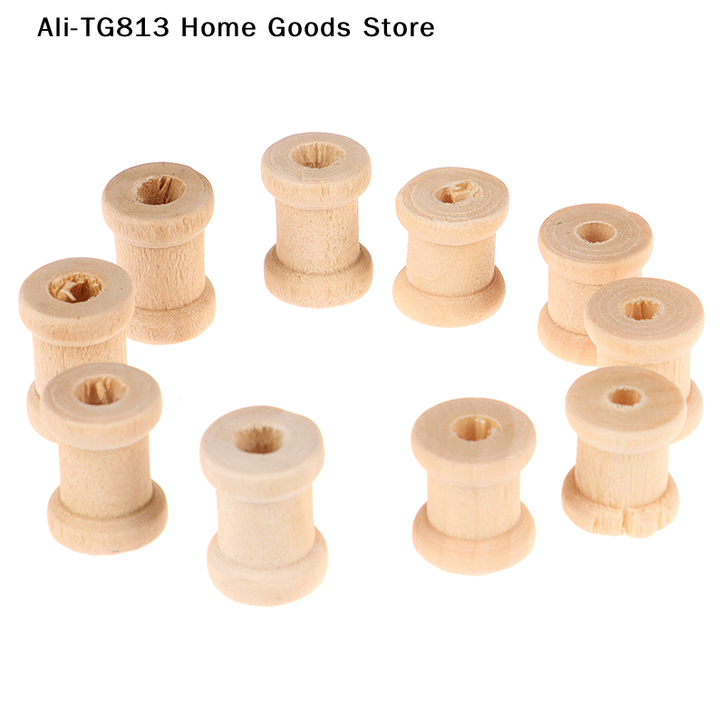 [TG813]100PCS Wooden Empty Thr - Thread Bobbins Empty のレビューと価格