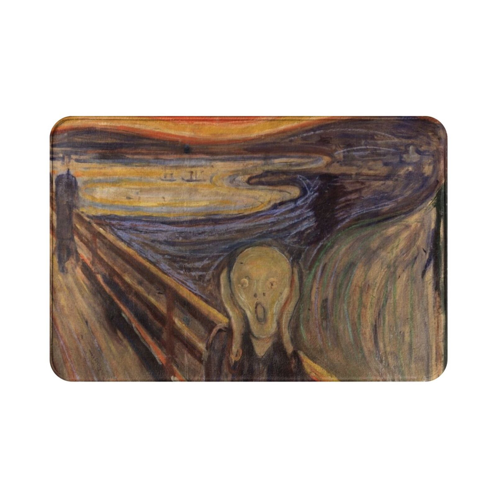 Munch's Scream Carpet Mat Rug  - Century Textile & Sewing Supply Reviews のレビューと価格