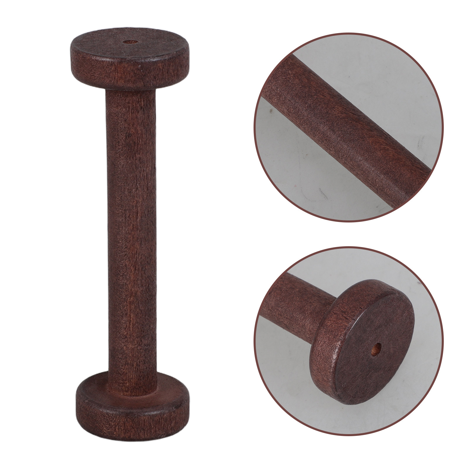 5Pcs Handpolished Wooden Spool - Thread Bobbins Empty のレビューと価格
