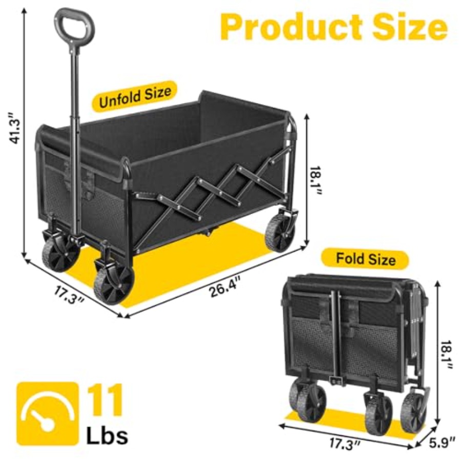 Wagons Carts Foldable, Collaps - Sewing Haul のレビューと価格