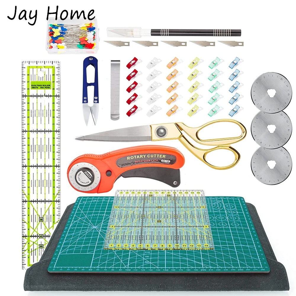42PCS Rotary Cutter Set 45mm F - Rotary Cutter Fabric のレビューと価格