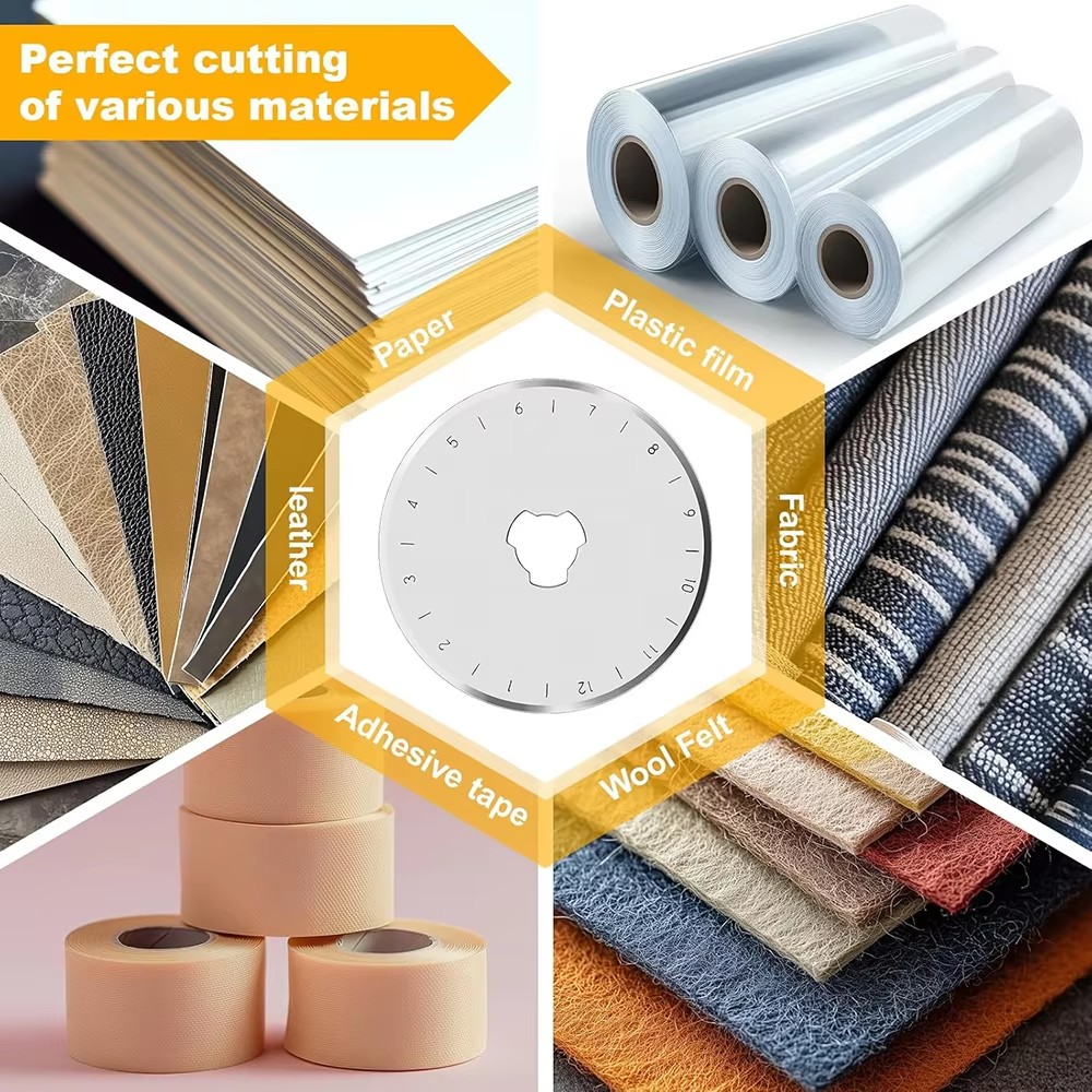 10PCS 45mm Rotary Cutter Blade - Rotary Cutter Fabric のレビューと価格