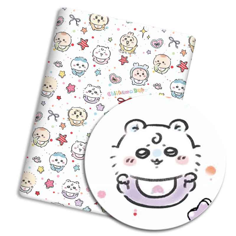 Cartoon Polyester fabric 140x5 - Sewing Textiles のレビューと価格