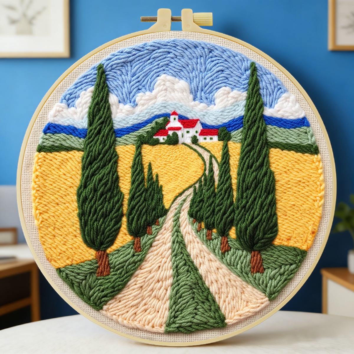 20X20CM/7.87inch field punch n - Is Sewing Textile Art のレビューと価格