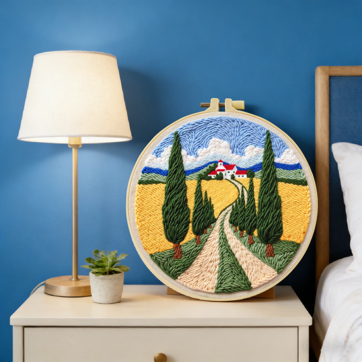 20X20CM/7.87inch field punch n - Is Sewing Textile Art のレビューと価格