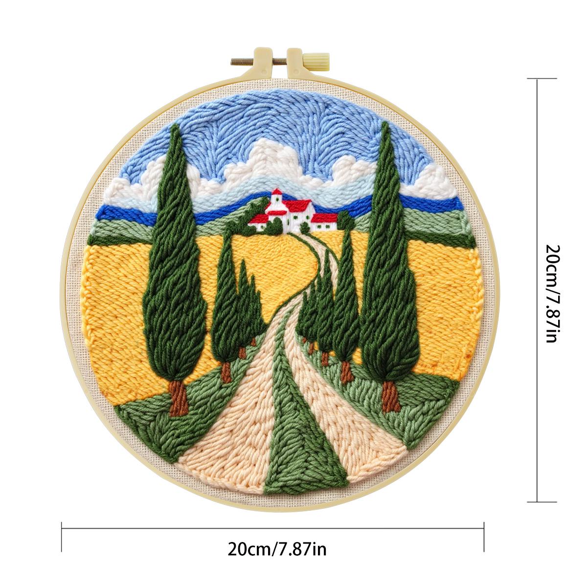 20X20CM/7.87inch field punch n - Is Sewing Textile Art のレビューと価格