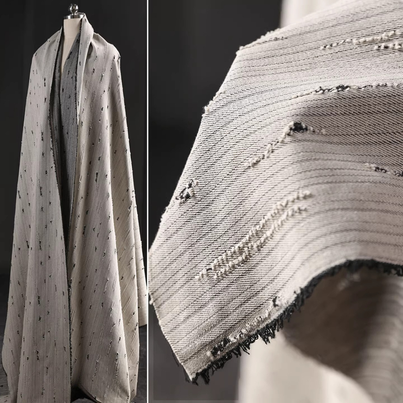 Striped Denim Cotton Jacquard  - Sewing Recycling のレビューと価格