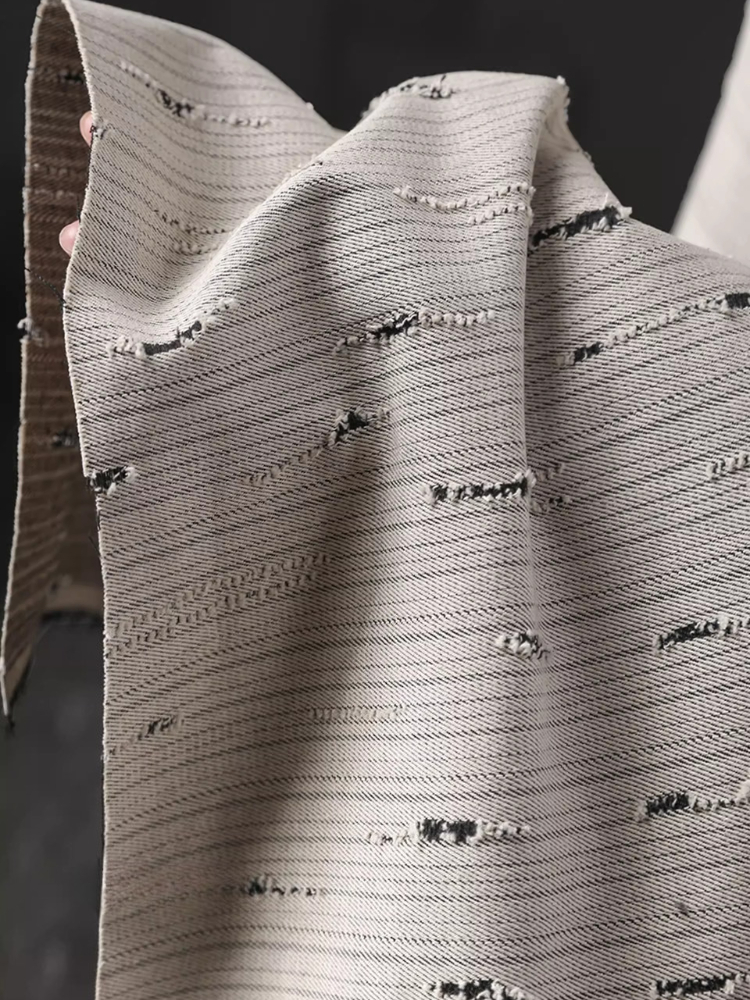 Striped Denim Cotton Jacquard  - Sewing Recycling のレビューと価格