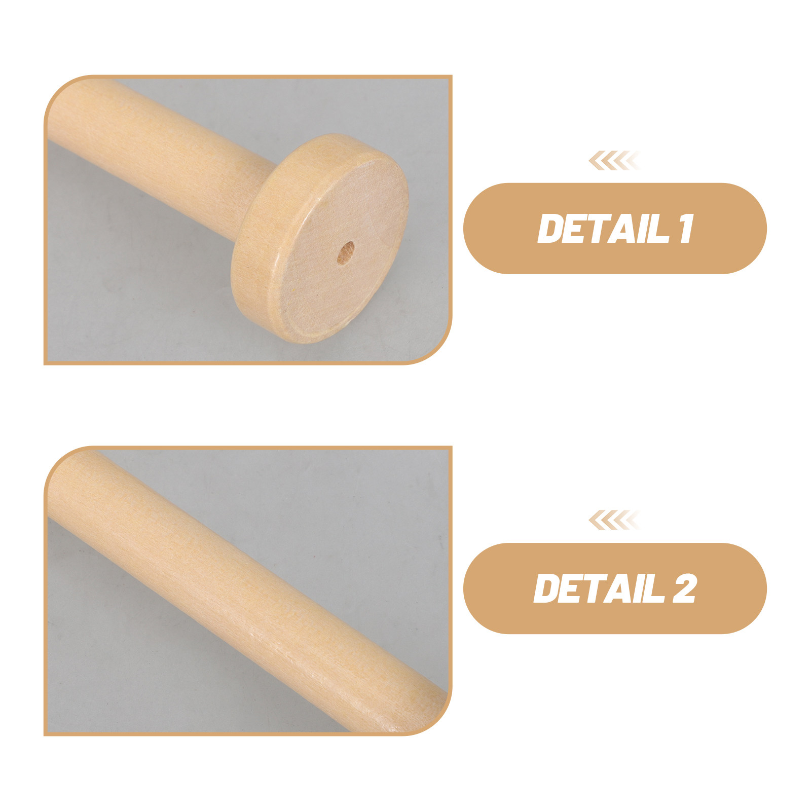 5Pcs Wood Spools Vintage Style - Thread Bobbins Empty のレビューと価格