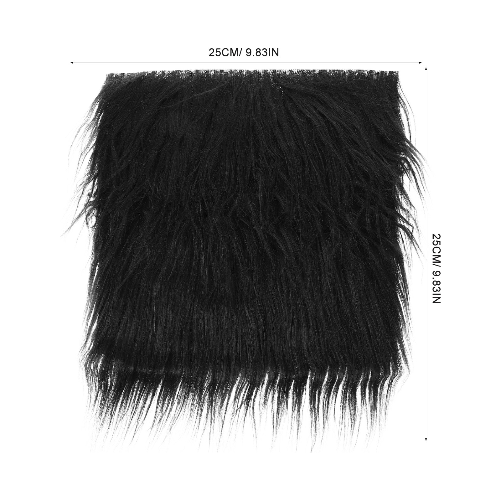 2Pcs Long Pile Synthetic Squar - Sewing Textiles のレビューと価格