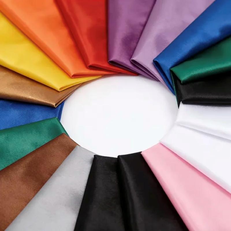 Multi-Color Soft Satin Fabric  - Textile And Sewing Materials のレビューと価格