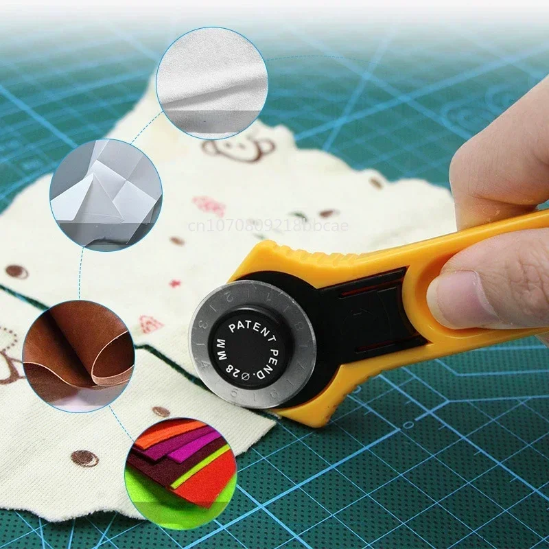 1pc Patchwork Roller Wheel Kni - Rotary Cutter Fabric のレビューと価格