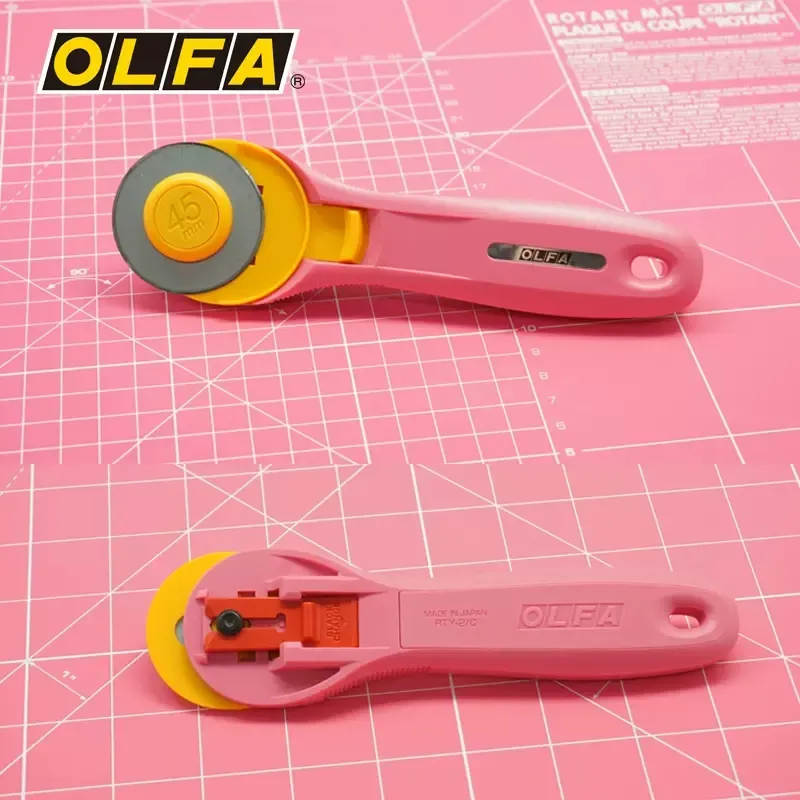 Olfa RTY-2/C 45mm Rotary Pinkl - Rotary Cutter Fabric のレビューと価格