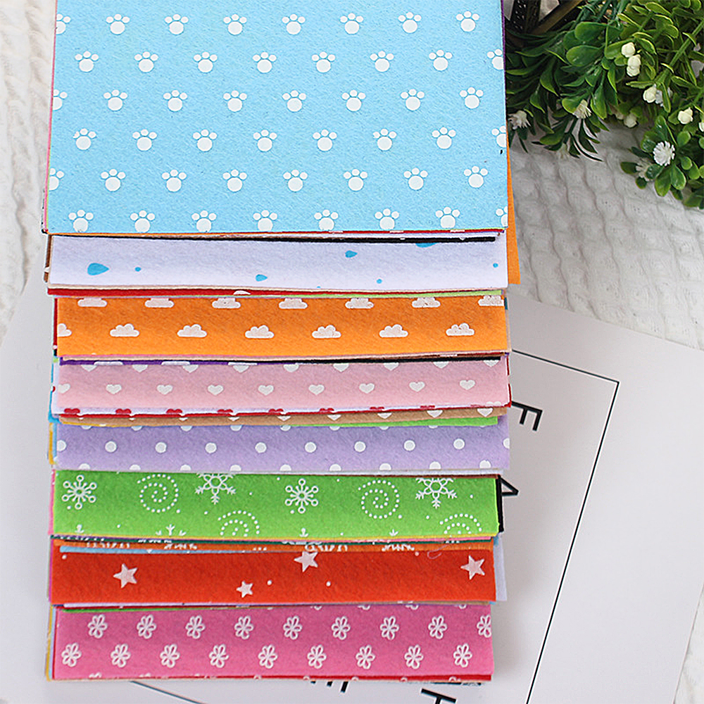 10 PCS 15x15cm 5.9x5.9in Felt  - Textile And Sewing Materials のレビューと価格