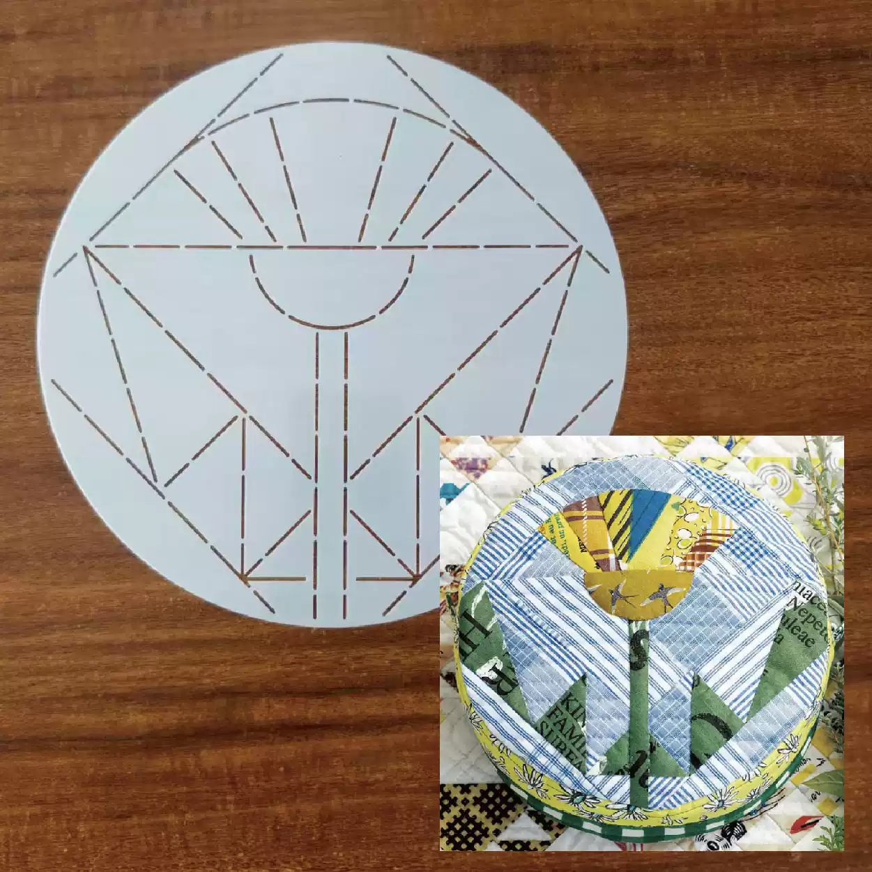 leaf flower Sashiko Embroidery - Is Sewing Textile Art のレビューと価格