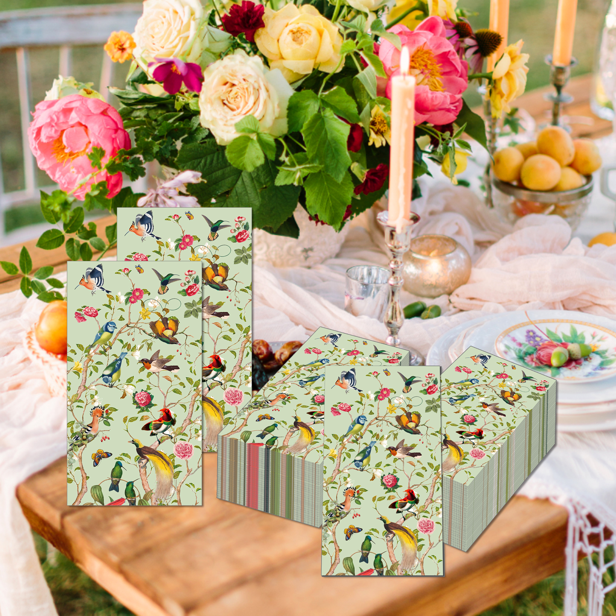 Vintage Paper Napkins Wedding  - Pattern Tissue Paper のレビューと価格
