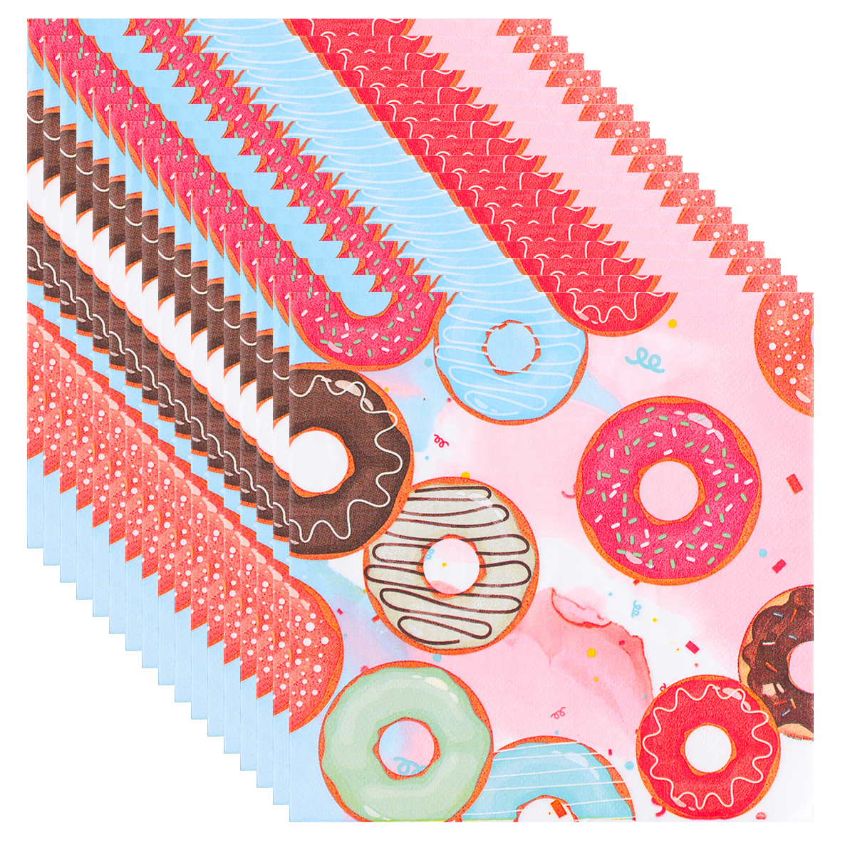 Colorful Donuts Disposable Pap - Pattern Tissue Paper のレビューと価格