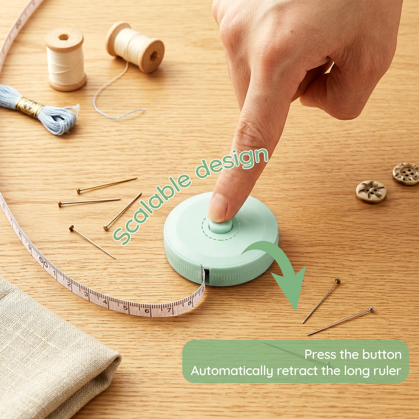 1PC 1.5m Small Tape Measure Do - Sewing Recycling のレビューと価格