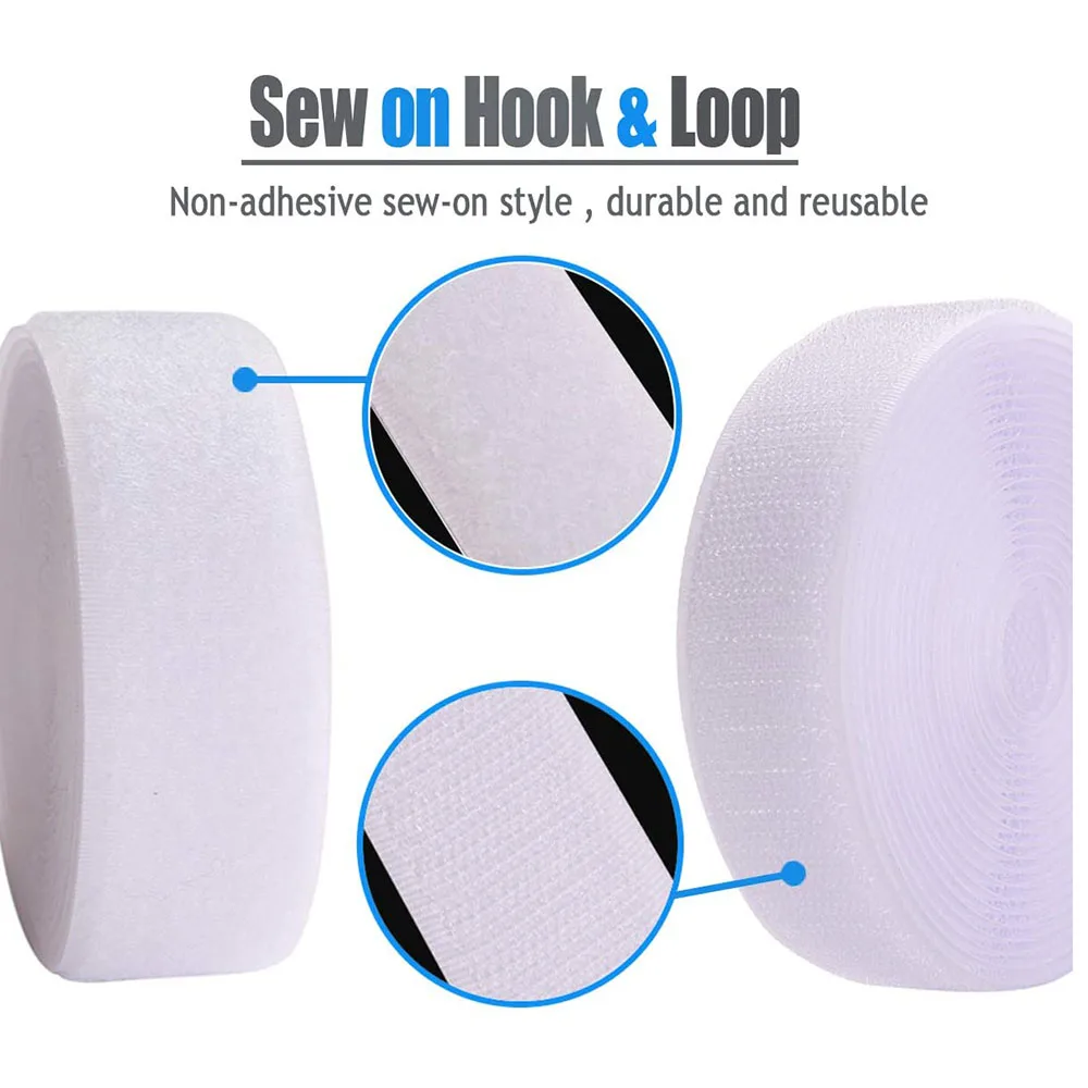 5Meter Sew on Hook And Loop Ta - Velcro Sew On のレビューと価格