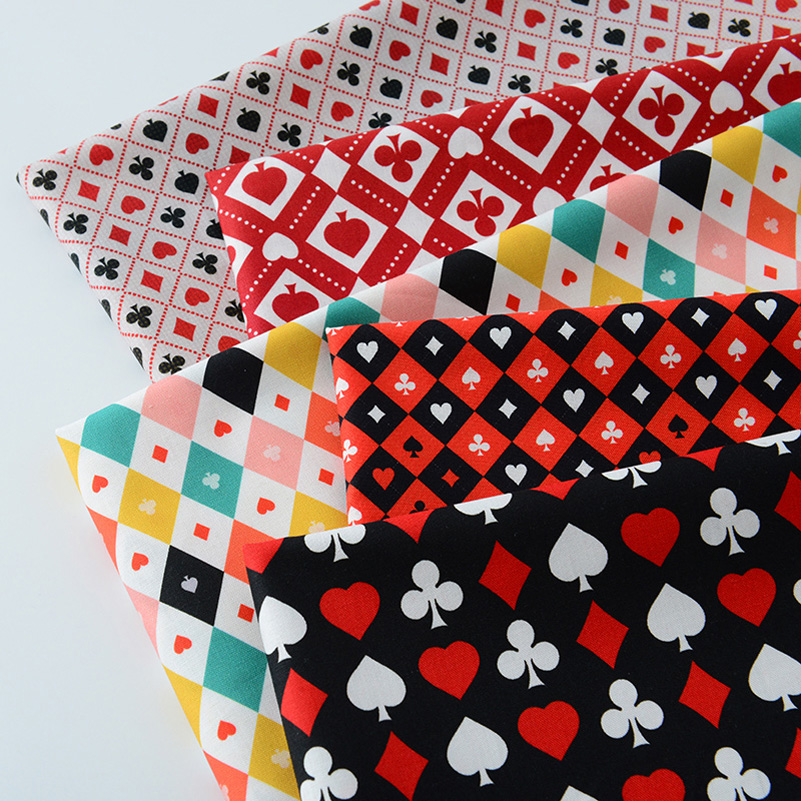 Ins Poker Element Cotton Digit - Sewing Textiles のレビューと価格