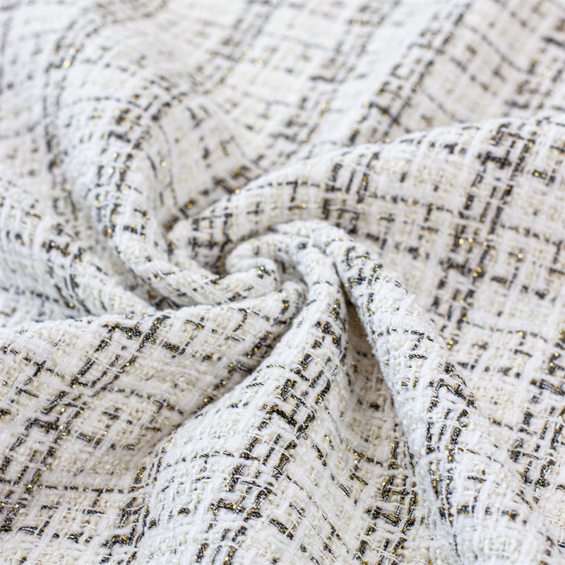 New Tweed Woolen Fabric Autumn - Textile And Sewing Materials のレビューと価格