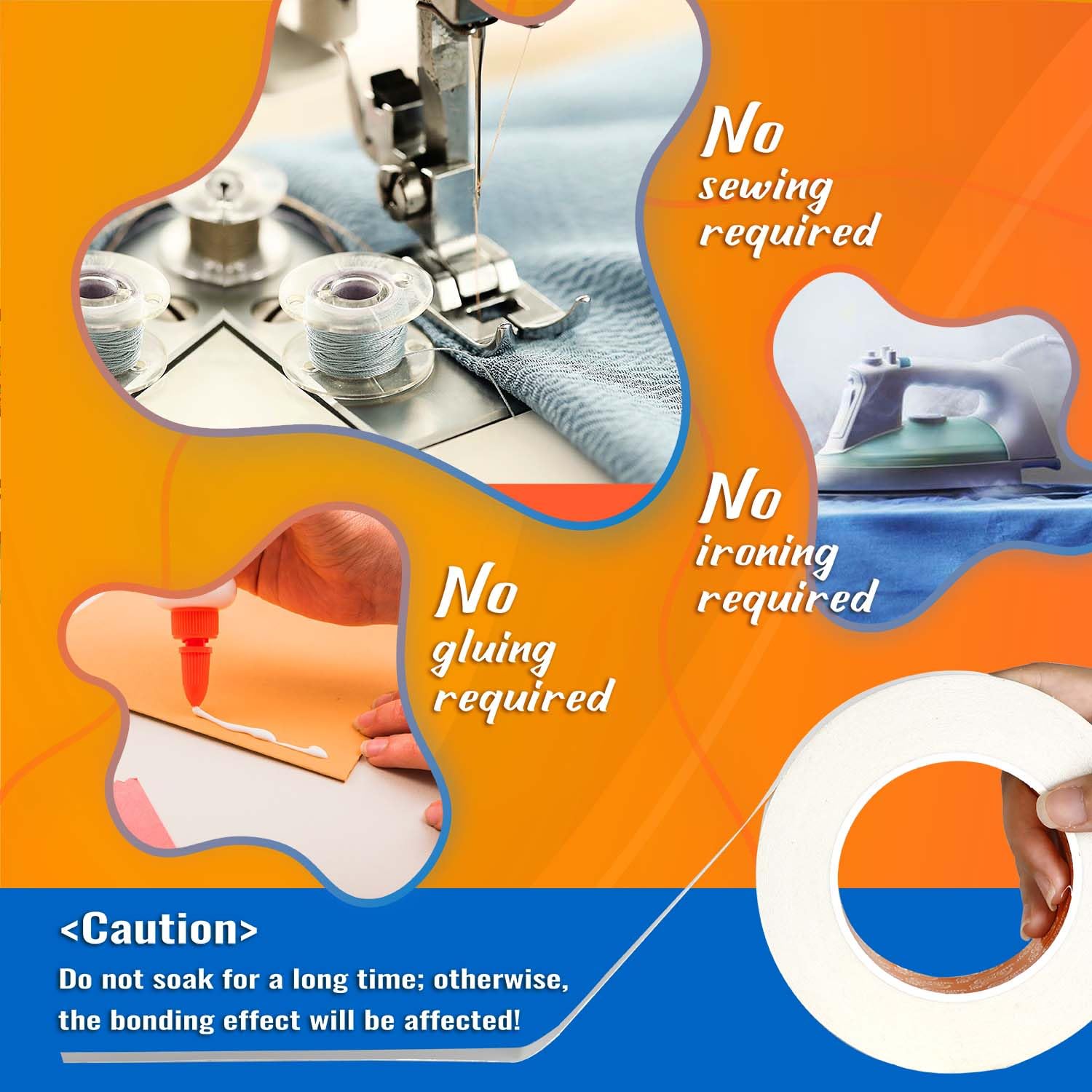 Double-Sided Fabric Tape 2 Rol - Sewing Roll のレビューと価格