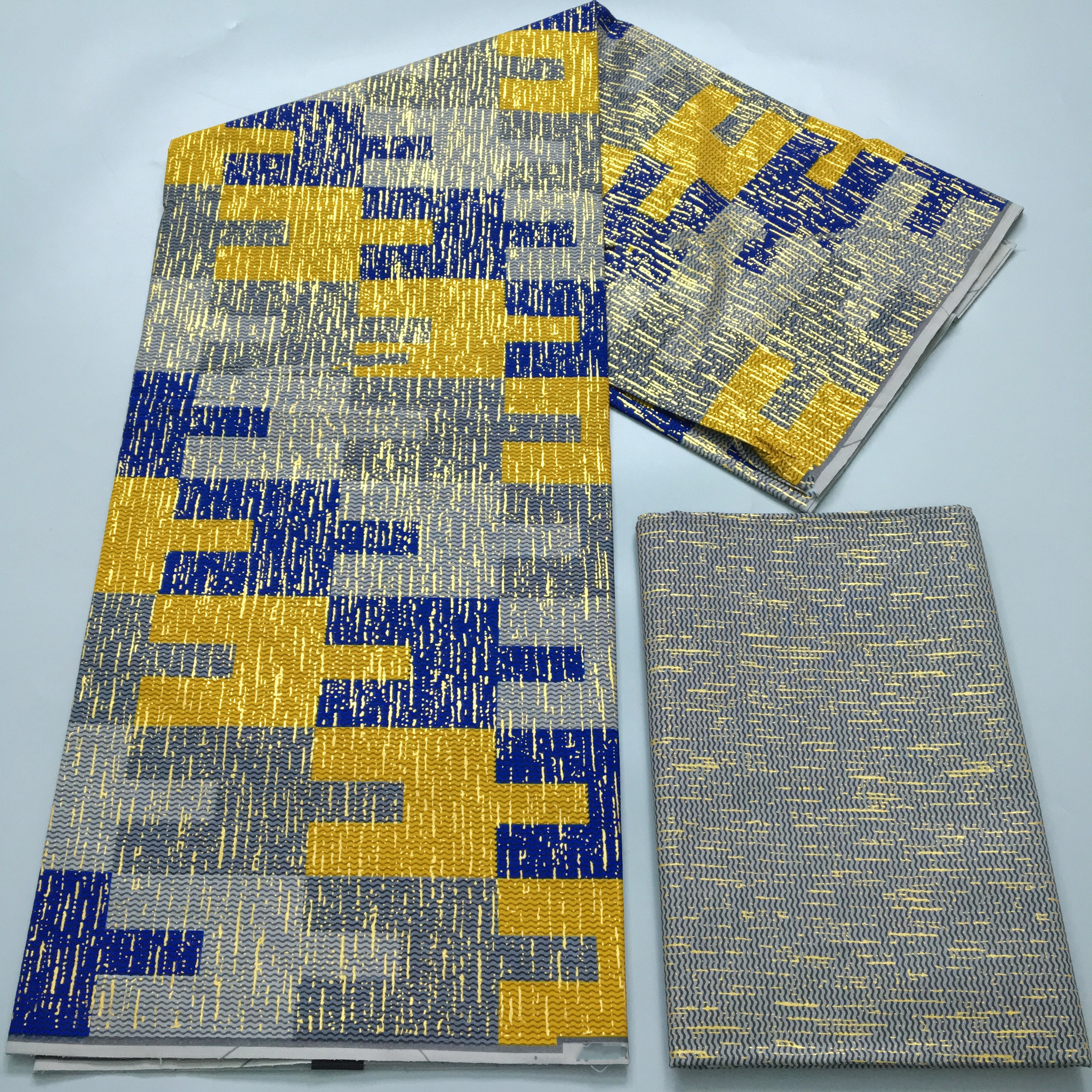 4+2 Yards African Ankara Golde - Sewing Batik Fabric のレビューと価格