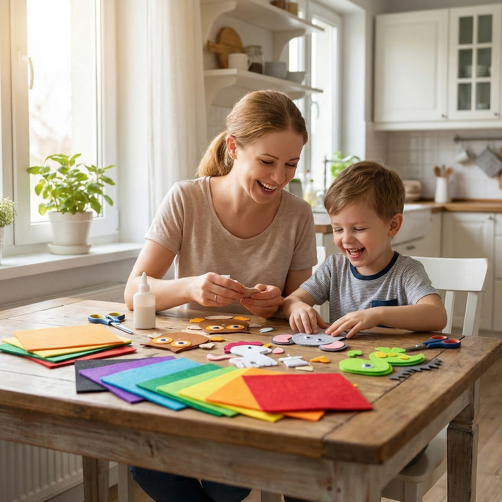 40Pcs Vibrant Nonwoven Fabric  - Is Sewing Textile Art のレビューと価格